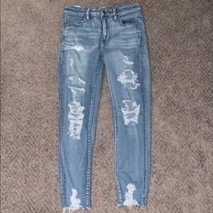 Distressed skinny jeans - American eagle